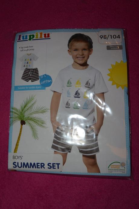 Letna chlapcenska suprava vel. 98/ 104 - nenosene, lupilu,104
