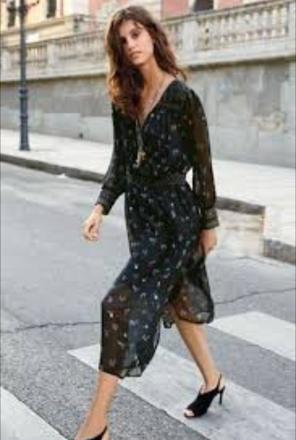 -kvetinové šaty so spodničkou next veľ. 42, next,l