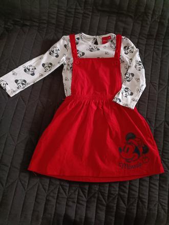 Menčestove šaty minnie mouse, disney,86