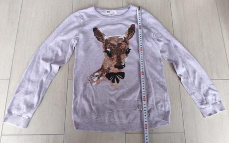 Predám dievčenský sveter, h&m,134