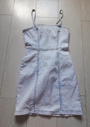 Riflové šaty h&m, h&m,34