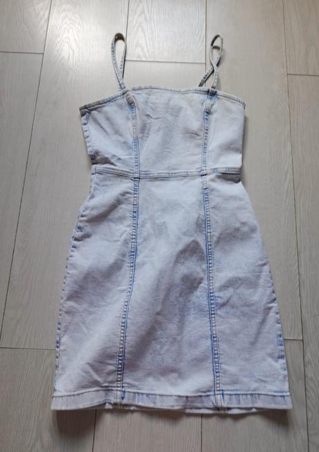 Riflové šaty h&m, h&m,34