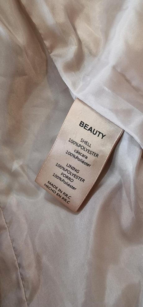 Béžový elegantný kabátik/sačko zn.beauty vel.m, m