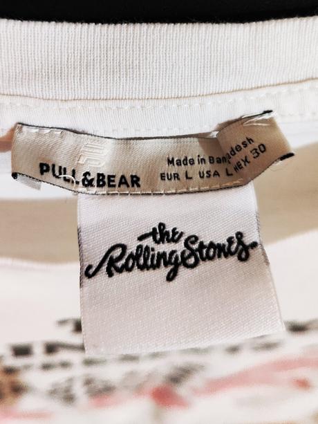 Tričko rolling stone, pull&bear,l