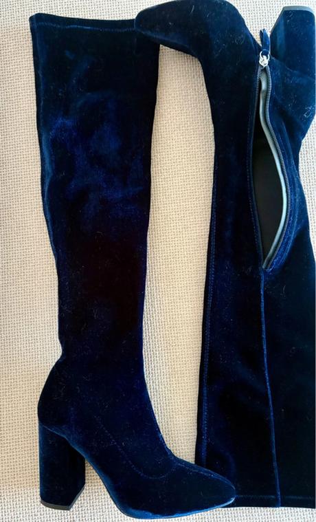 Zamatové čižmy zara, zara,36