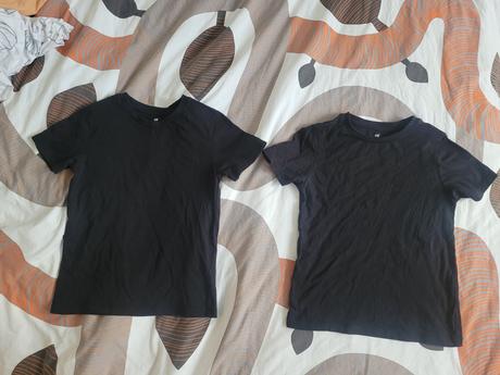 Tričko čierne dvojicky, h&m,122