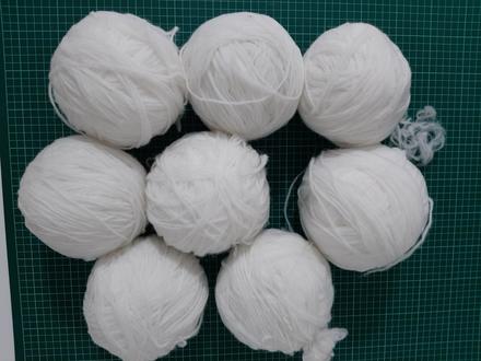 Priadza, vlna, chemlon, plst.,