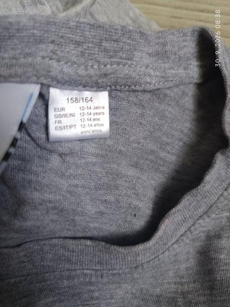 Pyžamá, h&m,158