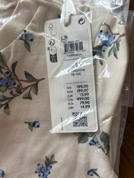 Pyžamo lindex 98, lindex,98