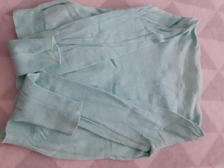 Zeleny dievcensky svetrik na gombiky, h&m,116