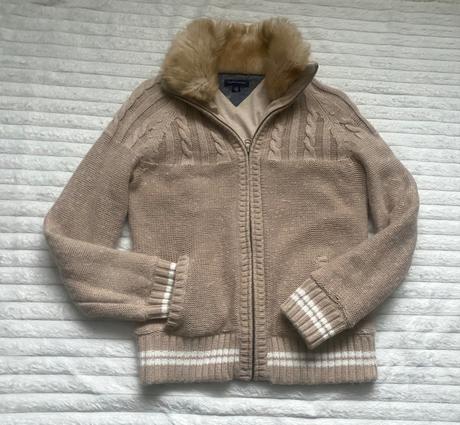 Tommy hilfiger hrubý podšity sveter /bunda, tommy hilfiger,l