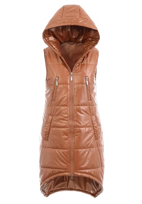 Dámska vesta s kapucňou karmena, l / m / s / xl / xxl