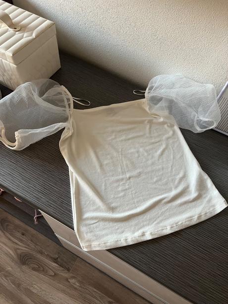 Bluzka s puff rukávmi, gina,m