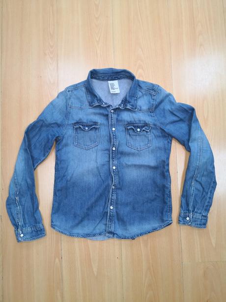 Krasna trendy denim kosela, h&m,146