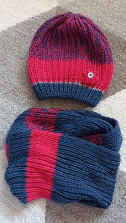 Zimný set tchibo čiapka a tunel, tchibo