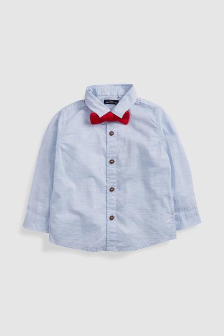 Vianočná košielka s motýlikom a svetríkom next, 68