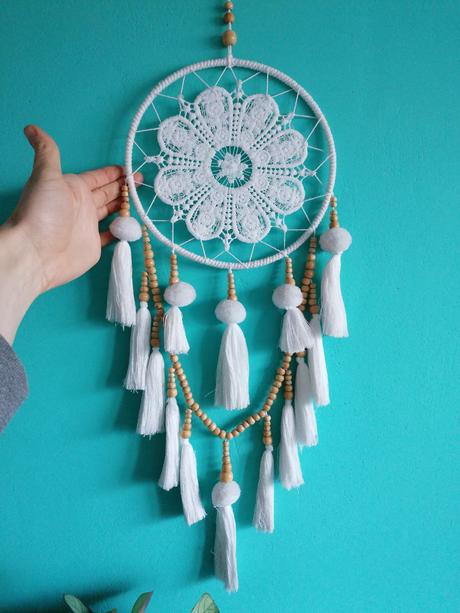 Veľký lapač snow / dream catcher, 