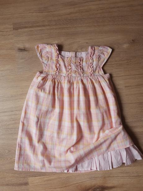 Šatôčky s podšívkou (81-86 cm), george,80