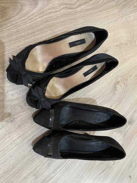 Cierne elegantne topanky, 38