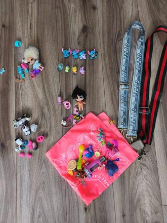 Lol, hatchimals , pracky na kabelky, hračky mix, 