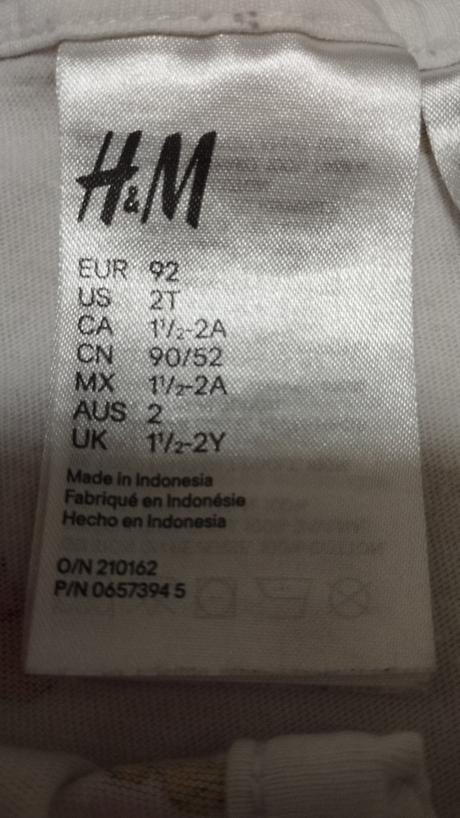 H&m pyžamko, h&m,86