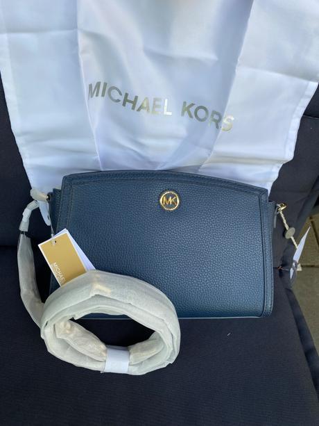 Michael kors crossbody tmavomodrá navy kabelka, michael kors