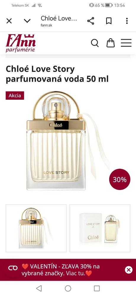 Chloé love story 50 ml+darček, 