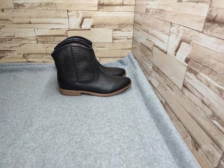 Geox 35 - dámska kožená členková obuv, geox,35