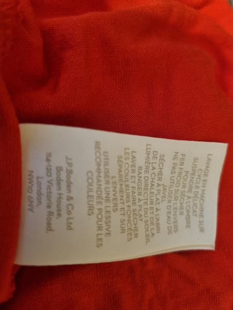 Oranžový tričkovinový overal boden v. 44, mini boden,44