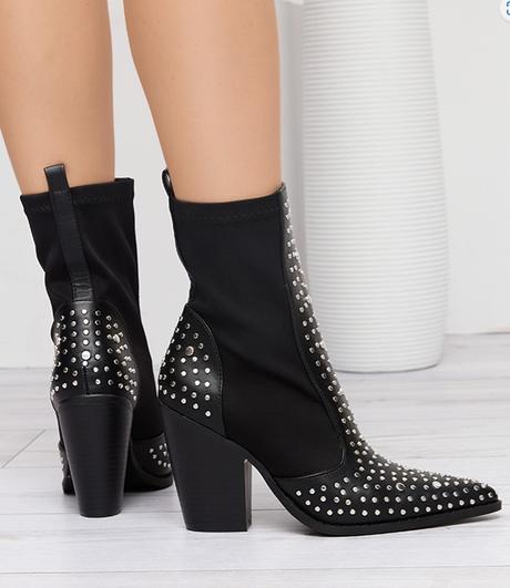 Čierne kovbojské čižmy 2692022146, 36 - 41