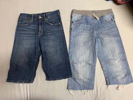 Riflové šortky, h&m,128