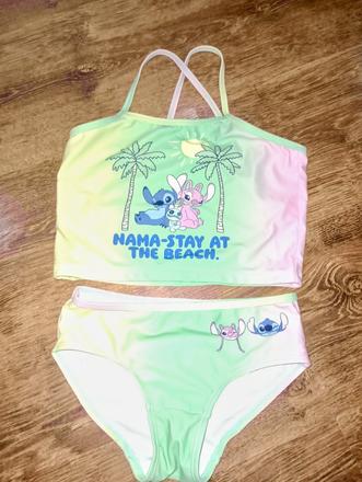 Dievčenské dvojdielne plavky stitch, disney,122