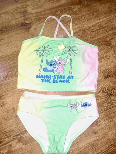Dievčenské dvojdielne plavky stitch, disney,122