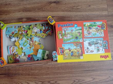 Puzzle haba-4 ročné obdobia, 
