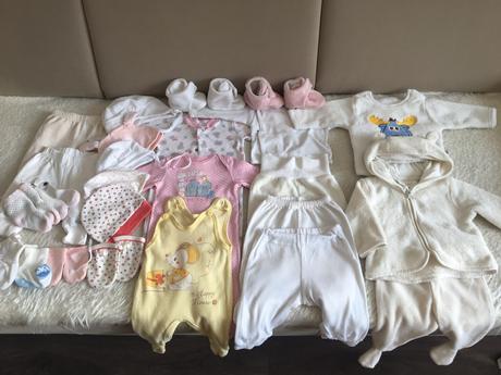 Komplet oblečenia pre babatko, 50–62