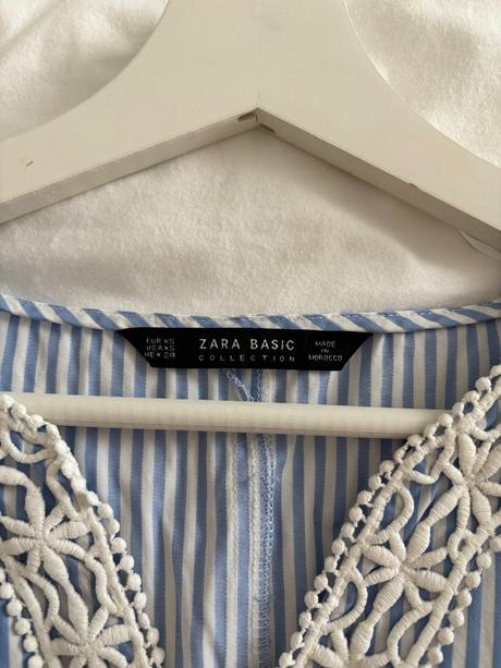 Bielo-modrá blúzka zara, zara,xs