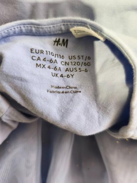 Šaty frozen, h&m,110