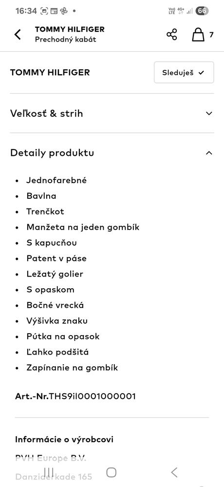 Tommy hilfiger bunda, tommy hilfiger,xs