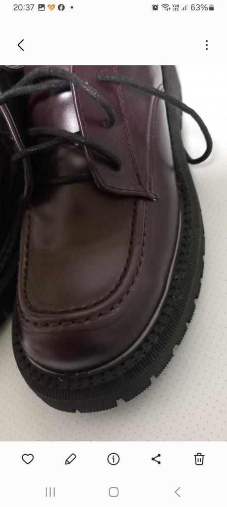 Kožené topánky, 38