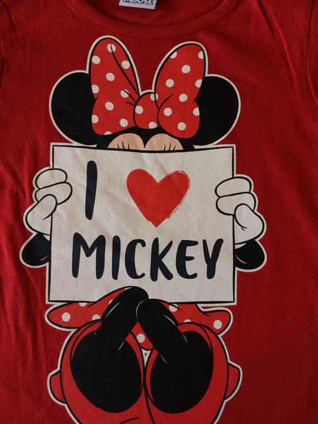 Dievčenské tričko minnie mouse - v.98 a 128., disney,98 / 128