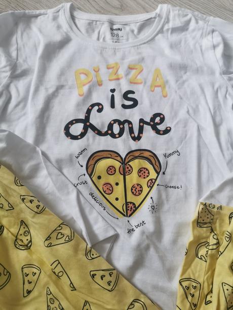 Pyžamo pizza 7-8rokov, sinsay,128