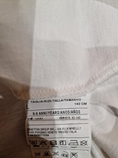 Tričko, benetton,140