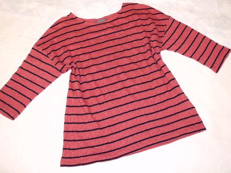 Pásik tričko staroružové m-l, street one,l