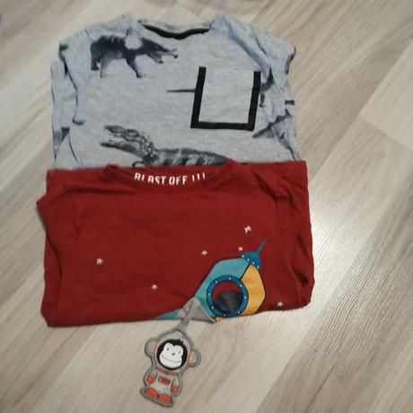 Tričká dlhý rukáv 2ks, f&f,104