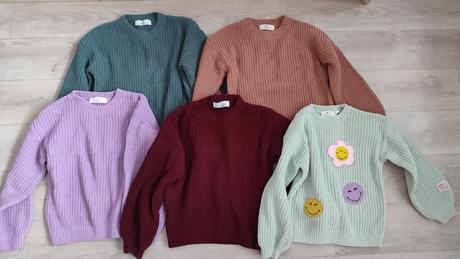 Ženilkový pulóver, h&m,134