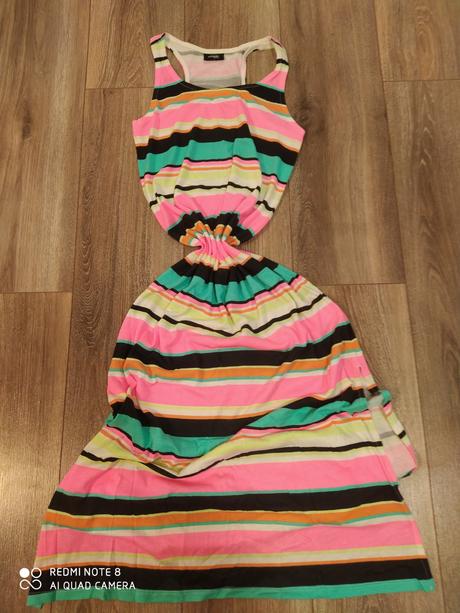 Maxi šaty s rozparkom, takko,158