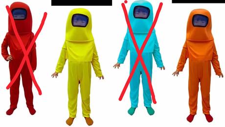 Among us karnevalový kostým, 