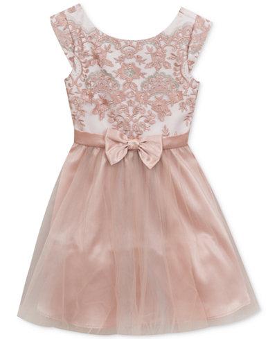 Luxusné vyšívané šaty rare editions usa, rare editions,122 / 128 / 140 / 152