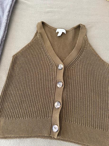 Pletené tielko, h&m,s