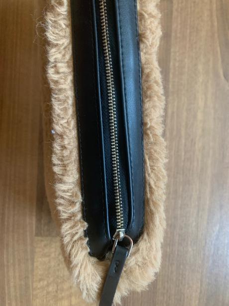 Plysovy clutch, mango